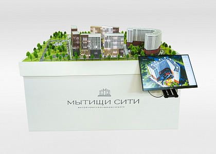 Макет ЖК «Мытищи Сити» для ООО «Мытищи-Девелопмент»